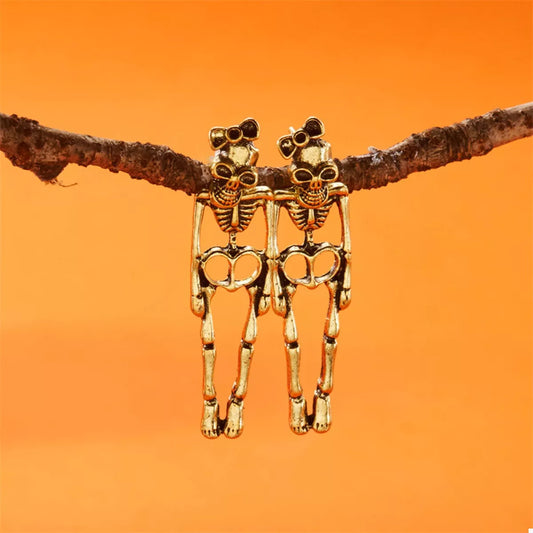 Halloween Skeleton Drop Earrings