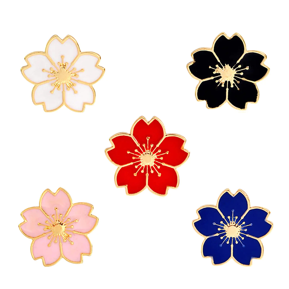 KEGUMINGX Cute Pins Backpack Pins Alloy Plants Enamel Pin Funny Rose Brooch Cowboy Badge Pin for Bookbags Clothes/Jackets & Hat Decoration