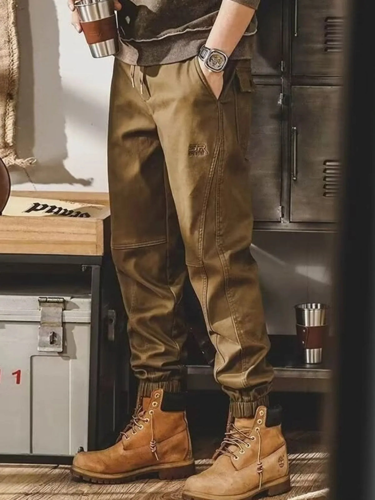 Men's Plus Size Loose Fit Joggers