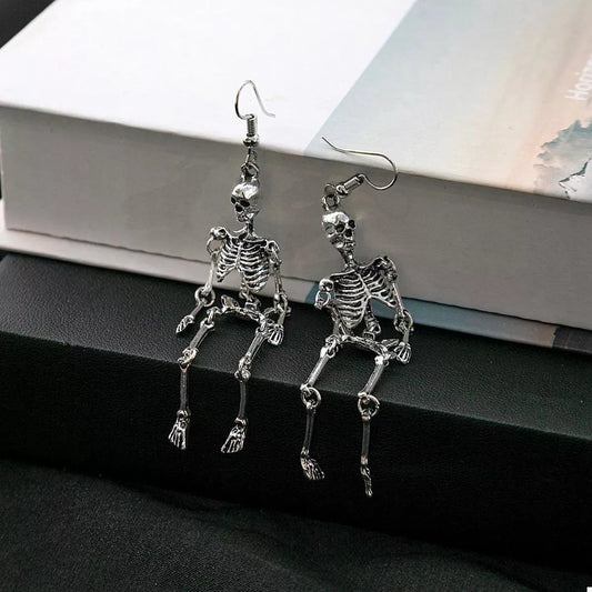 Halloween Skeleton Dangle Earrings
