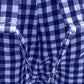 Full Size Plaid Round Neck Half Sleeve Top and Pants Set