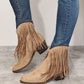 Legend Women's Fringe Cowboy Western Ankle Boots