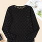 Bow Round Neck Long Sleeve Top