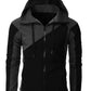 Men's Color Block Zip-Up Hoodie