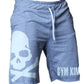 Men's Skull Drawstring Shorts