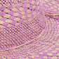 Fame Checkered Straw Weave Sun Hat