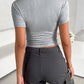 Devine Round Neck Short Sleeve T-Shirt