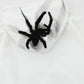 Men's Spider Graphic Oversized Hoodie with Side Button Details