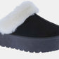 Weeboo Thick Bottom Fur Trim Snow Slippers