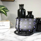 MCM Color Splash Dahlia Purple Leather Mini Pouch Crossbody