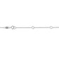 10K Gold Round Brilliant-Cut Diamond Modern Bezel-Set Solitaire 16"-18" Pendant Necklace (H-I Color, SI2-I1 Clarity)