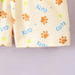 Children's Dog Short Sleeve Hoodie and Shorts Set