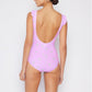 Marina West Swim Full Size Float On Ruffle Faux Wrap One-Piece in Carnation Pink