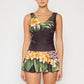 Marina West Swim Full Size Clear Waters Swim Dress in Aloha Brown