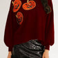 Halloween Pumpkin Round Neck Sweatshirt