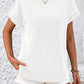 Mandy Striped Round Neck Short Sleeve T-Shirt