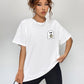 Round Neck Short Sleeve Ghost Graphic T-Shirt