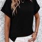 Mandy Striped Round Neck Short Sleeve T-Shirt