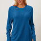 Basic Bae Full Size Ribbed Thumbhole Sleeve T-Shirt