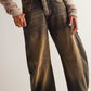 Wide Leg Jeans with Pockets