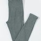 Ribbed Elastic Waist Leggings