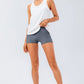 Slim Fit Wide Waistband Sports Shorts