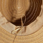Fame Shell Beaded Wide Brim Straw Hat