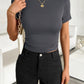 Devine Round Neck Short Sleeve T-Shirt