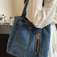 Medium Denim Tote Bag