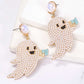 Ghost Shape Synthetic Pearl Dangle Earrings
