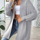 Open Front Long Sleeve Cardigan