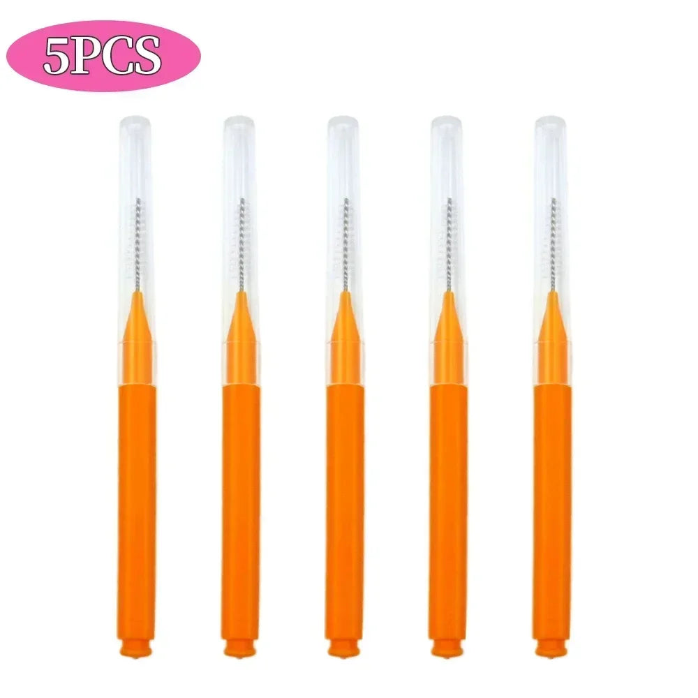 5/10/50PCS Mini Eyebrow Brush Brow Perm Brush Disposable Brow Lifting Brushes Bendable Micro Eyelash Brush Applicators Tools
