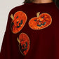 Halloween Pumpkin Round Neck Sweatshirt