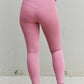 Zenana Fit For You Full Size High Waist Active Leggings in Light Rose