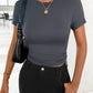 Devine Round Neck Short Sleeve T-Shirt