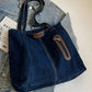 Medium Denim Tote Bag