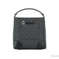 Michael Kors Mercer Small Black Signature Bucket Crossbody Bag