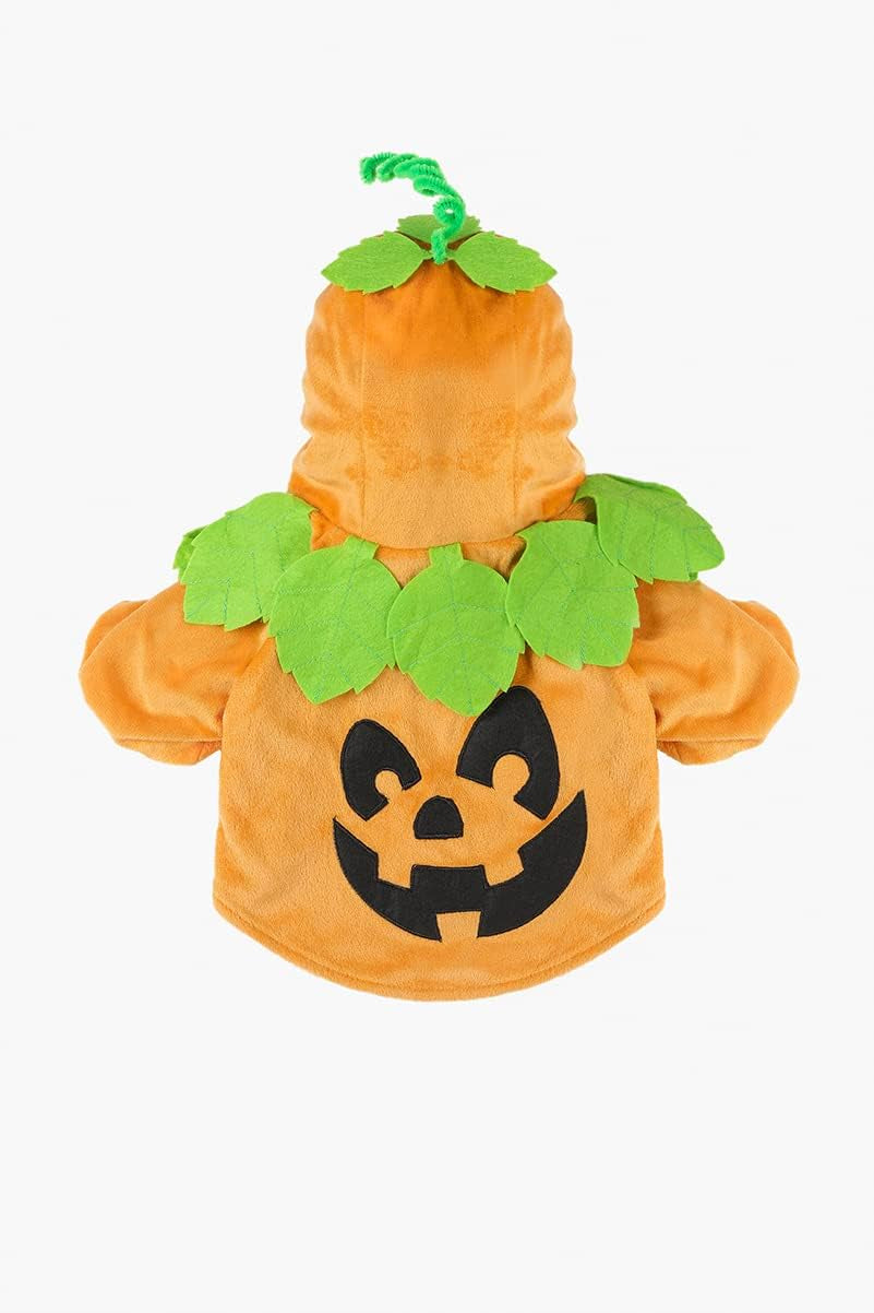 Pet Dog Cute Pumpkin Hoodie Costume for Halloween Dress up Party, Pet Carnival,Pet Cosplay