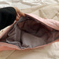 Lace-Up Polyester Crossbody Bag