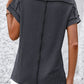 Mandy Striped Round Neck Short Sleeve T-Shirt