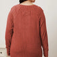 Basic Bae Full Size Ribbed Thumbhole Sleeve T-Shirt