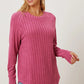 Basic Bae Full Size Ribbed Thumbhole Sleeve T-Shirt