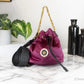 Versace Small Dahlia Nylon Medusa Pendant Bucket Chain Crossbody