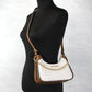 Michael Kors Wilma Small Vanilla PVC Chain Crossbody Bag