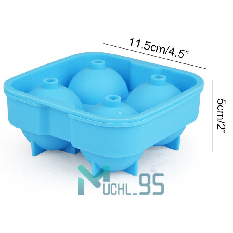 Ice Cube Tray, Set of 2 Honeycomb Shape Silicone Ice Cube Mold with Lid Storage