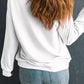 Halloween Pumpkin Bow Graphic Drop Shoulder Sweatshirt