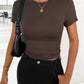 Devine Round Neck Short Sleeve T-Shirt