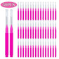 5/10/50PCS Mini Eyebrow Brush Brow Perm Brush Disposable Brow Lifting Brushes Bendable Micro Eyelash Brush Applicators Tools