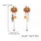 Halloween Pumpkin Drop Chain Earrings
