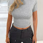 Devine Round Neck Short Sleeve T-Shirt